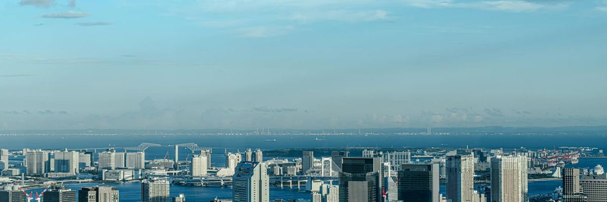 Wide abstract view of digital clarity and focus